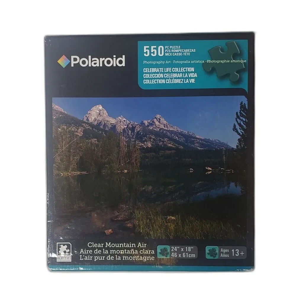 POLAROID Clear Mountain Air Puzzle 550 Pieces NEW
